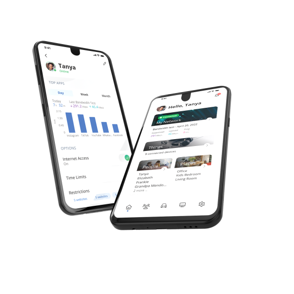 Port Networks CommandIQ software on phone